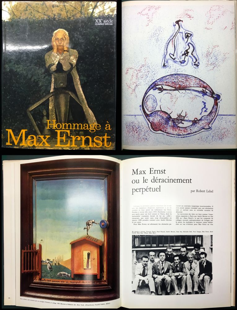 Illustrated Book Ernst - HOMMAGE A MAX ERNST - XXe Siècle - N° spécial 1971.