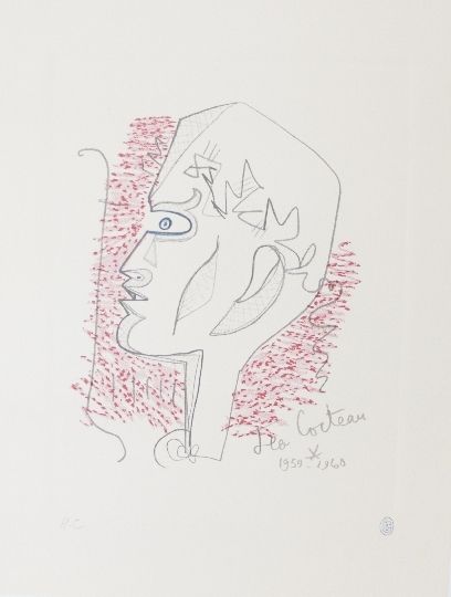 Lithograph Cocteau - Hommage Jean Cocteau 17