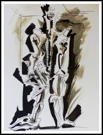 Lithograph Masson - Hommage à Dorothea Tanning 