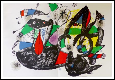 Lithograph Miró - Hommage à Dorothea Tanning 