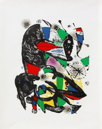 Lithograph Miró - Hommage à Dorothea Tanning