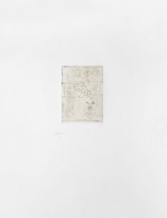 Etching Chillida - Hommage à Gabriel Aresti 