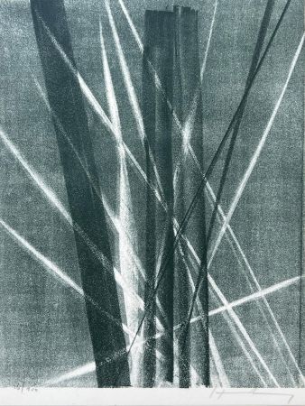 Lithograph Hartung - Hommage à Hans Arp 