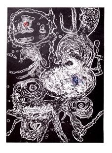 Etching Miró - Hommage à Miro