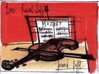 Lithograph Buffet - Hommage à Raoul Dufy
