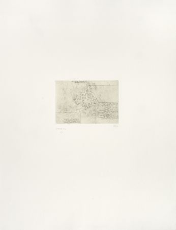 Etching Chillida - Hommage à Rosalia de Castro 