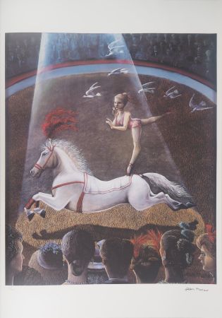 Lithograph Marais  - Hommage à Toulouse-Lautrec : Le cirque