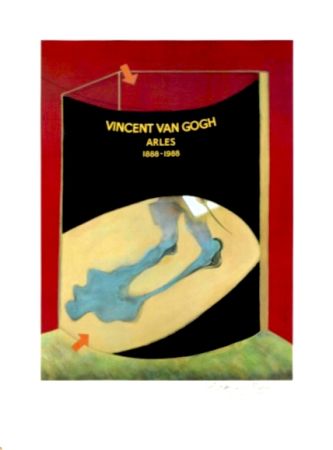 Lithograph Bacon - Hommage à Van Gogh