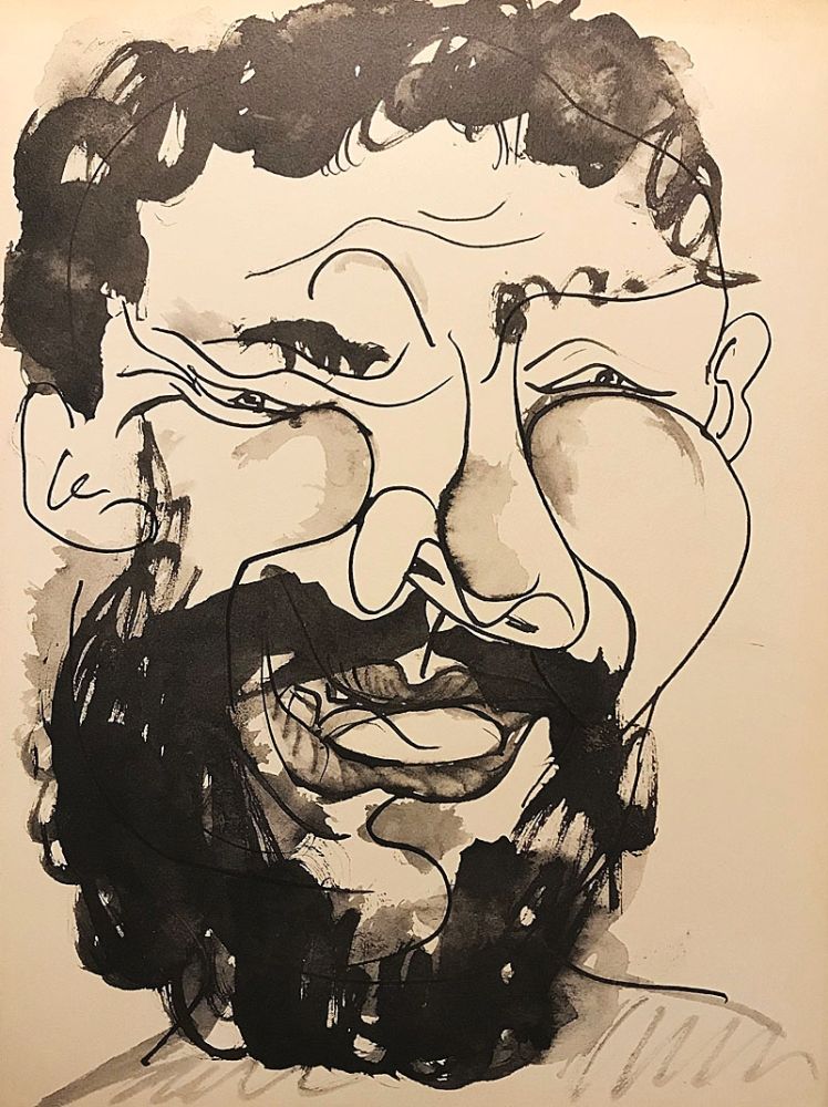 No Technical Picasso (After) - Homme barbu souriant