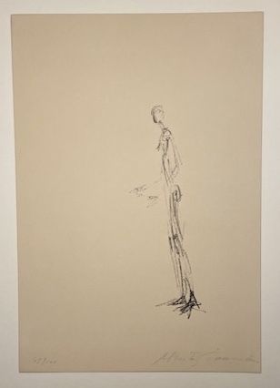 Lithograph Giacometti - Homme debout