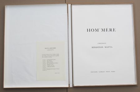 Illustrated Book Matta - Hom'mère-L'ergonaute