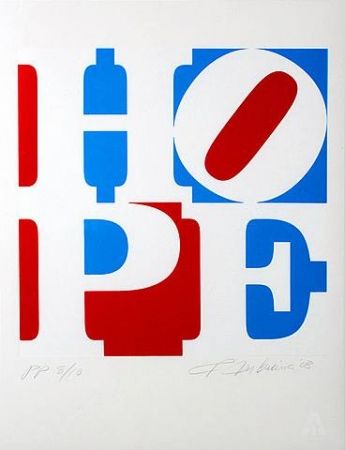 Screenprint Indiana - Hope