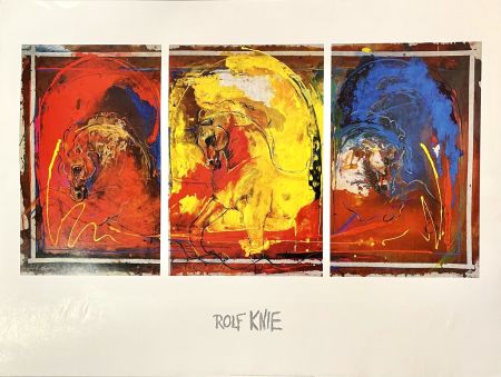 Numeric Print Knie - Horse Triptych