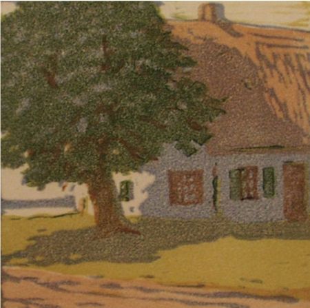 Woodcut Mass - Hütte / Cottage