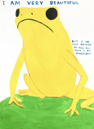 Screenprint Shrigley - I Am Very Beautiful