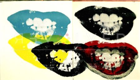 Screenprint Warhol - I Love Your Kiss Forever Forever (FS II.5)