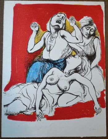 Lithograph Guttuso - I Vespri Siciliani