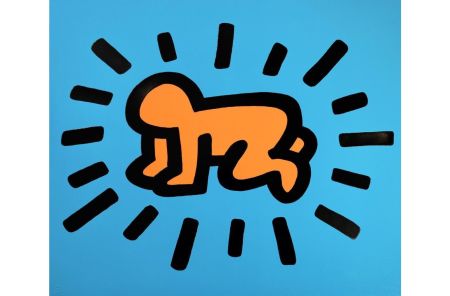 Screenprint Haring - Icons (A) - Radiant Baby