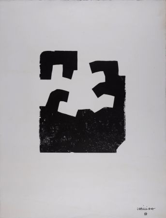 Lithograph Chillida - Idazki, 1971
