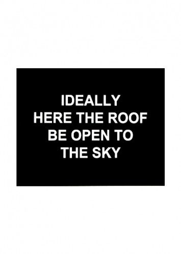 Etching Prouvost  - Idealy here the roof be open to the sky