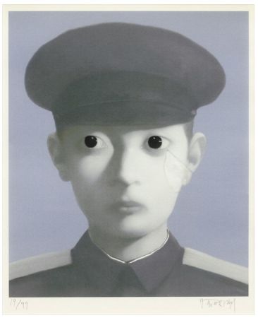 Lithograph Zhang  - Identity Portrait 