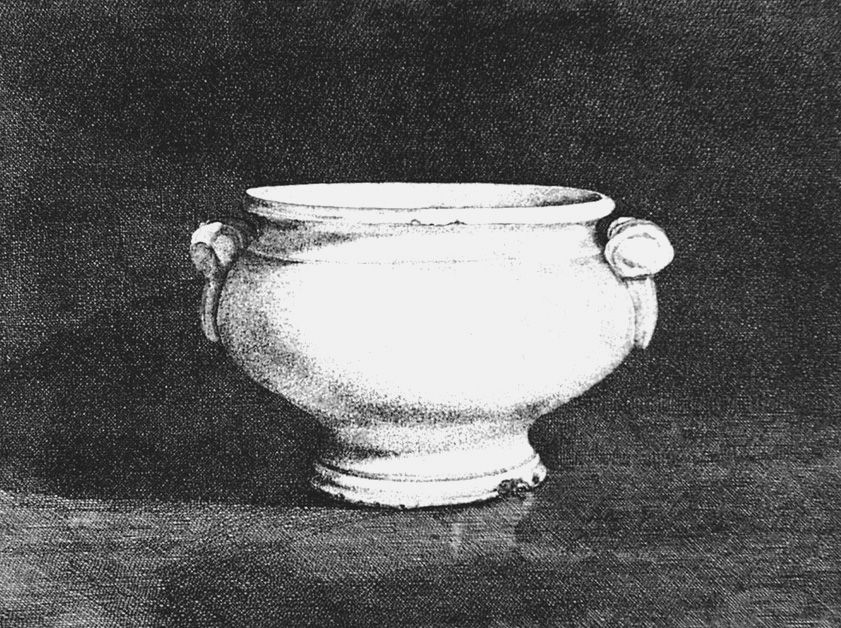 Engraving Cacciarini - Il vaso bianco