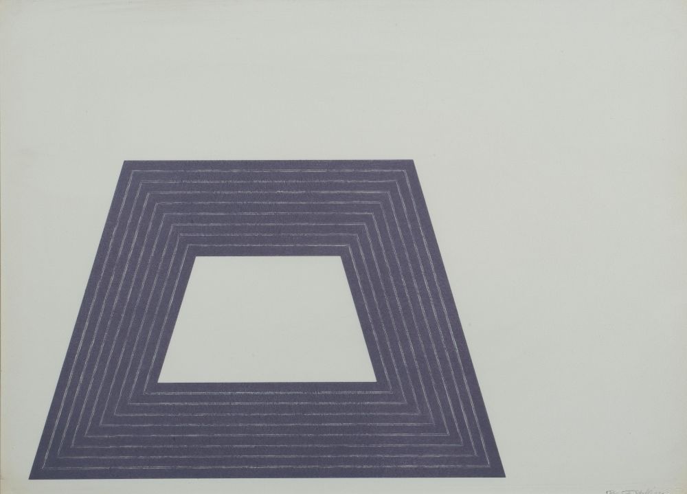 Lithograph Stella - Ileana Sonnabend (from Purple Series)