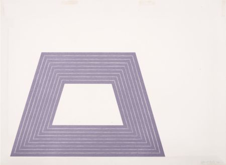 Lithograph Stella - Ileana Sonnabend, from Purple Series