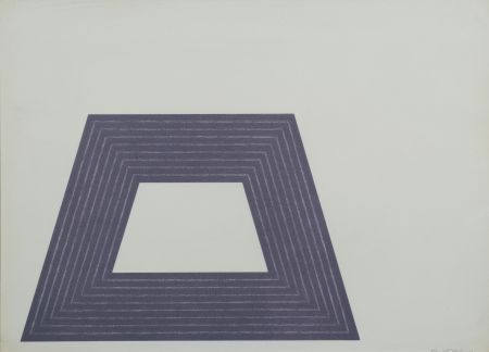 Lithograph Stella - Ileana Sonnabend (from Purple Series)