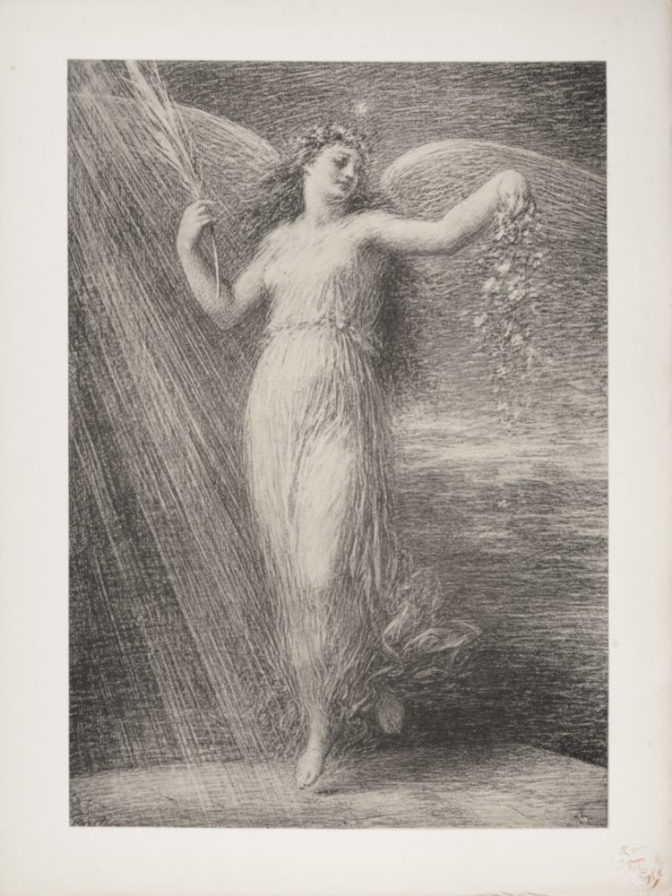 Lithograph Fantin-Latour - Immortalité, 1898