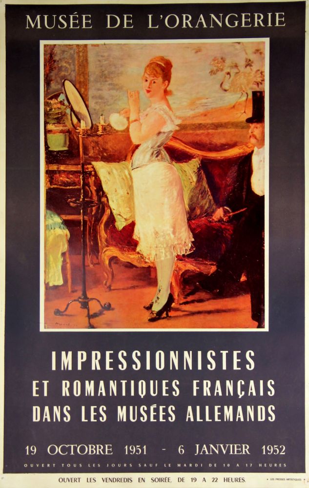 Offset Manet - Impressionistes et Romantiques  Musee de L'Orangerie