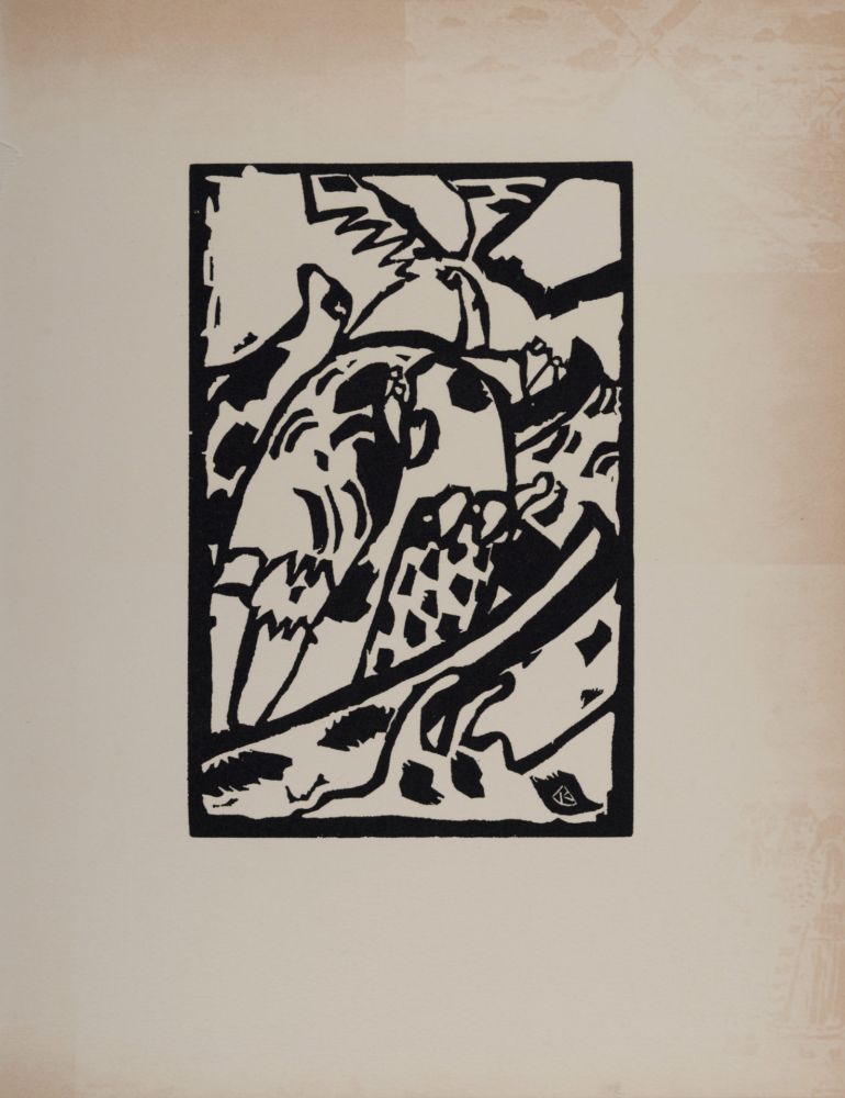 Woodcut Kandinsky (After) - Improvisation 7, Klänge, 1974