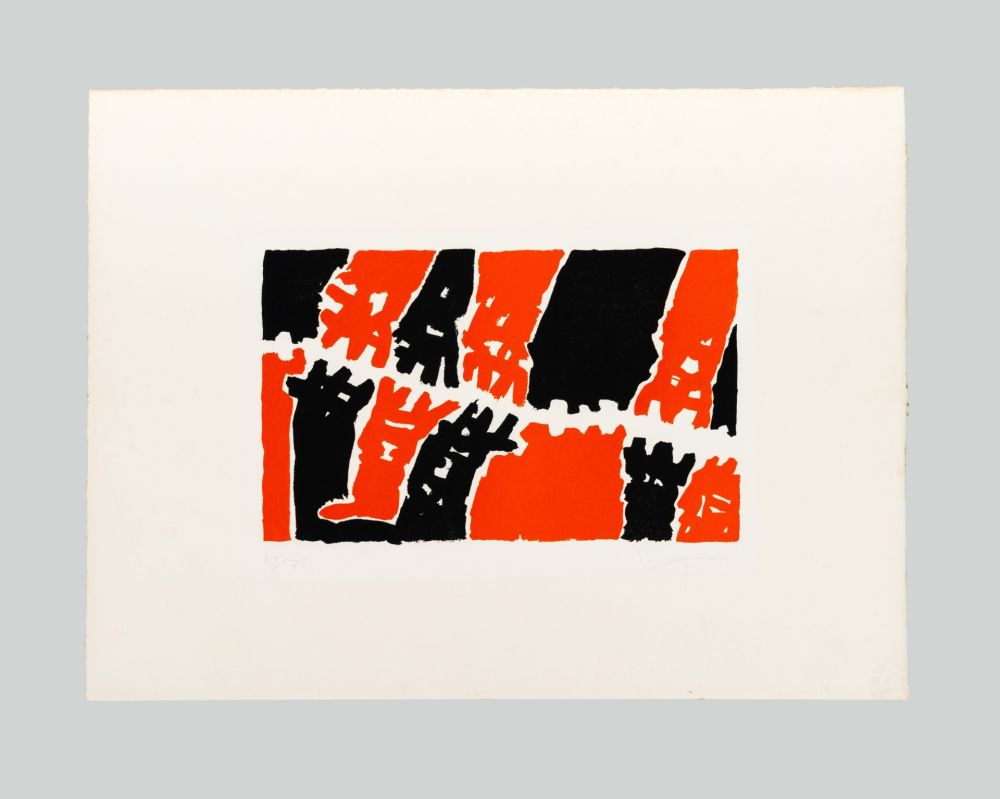 Lithograph Capogrossi - In hoc signo 6