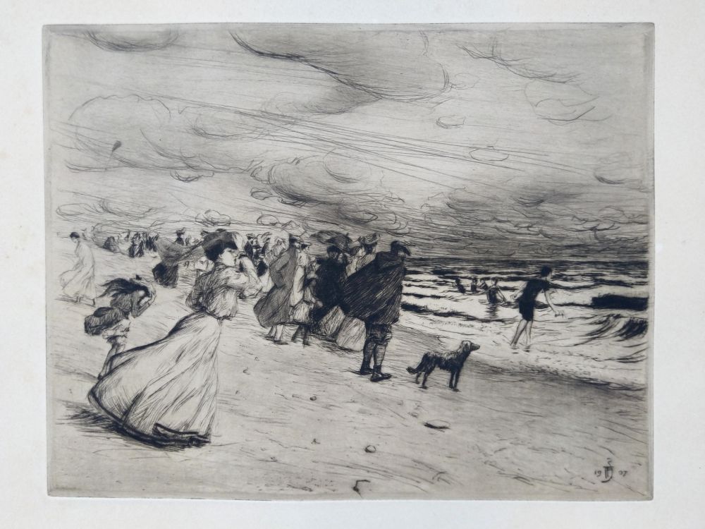 Drypoint Simon - In the wind by the sea