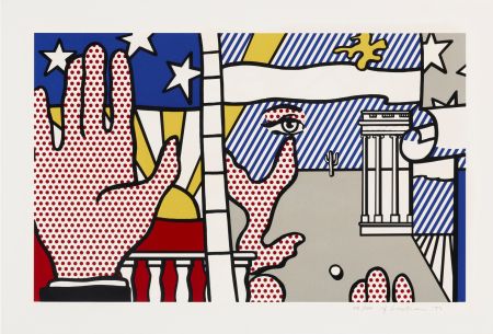 Screenprint Lichtenstein - Inaugural Print