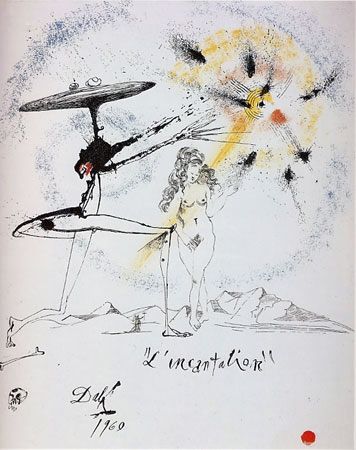 Etching Dali - Incantation