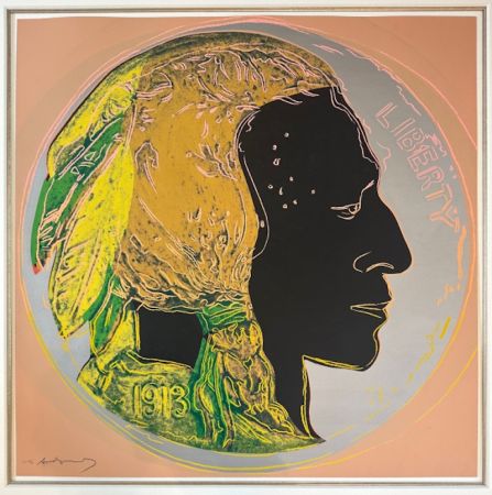 Screenprint Warhol - Indian Head Nickel TP