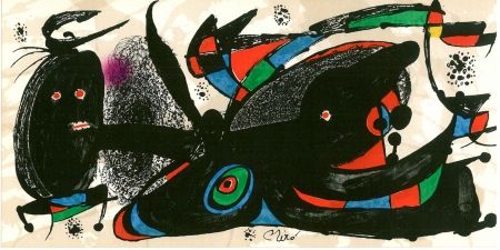 Lithograph Miró - Inglaterra 