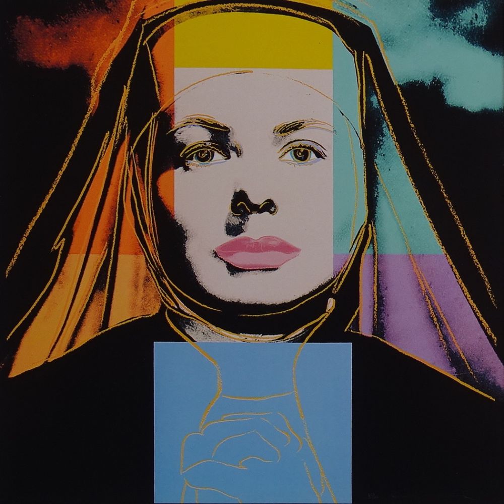 Screenprint Warhol - Ingrid Bergman - The bells of St. Mary´s