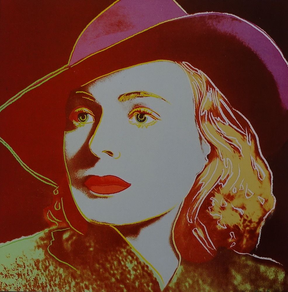 Screenprint Warhol - Ingrid Bergman Casablanca