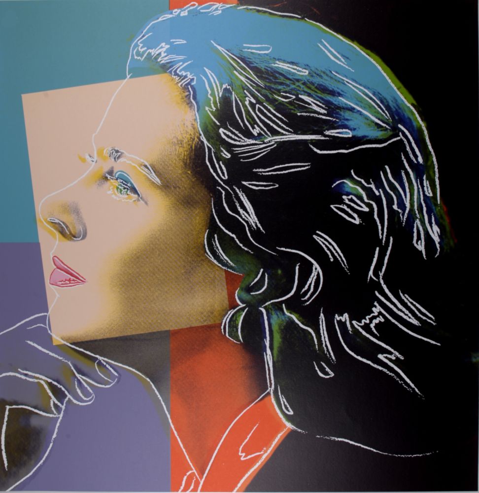 Screenprint Warhol - Ingrid Bergman : Herself, 1983 - Original first printing!