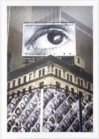 Lithograph Jr - Inside Out, Times Square, close up, USA, 2013