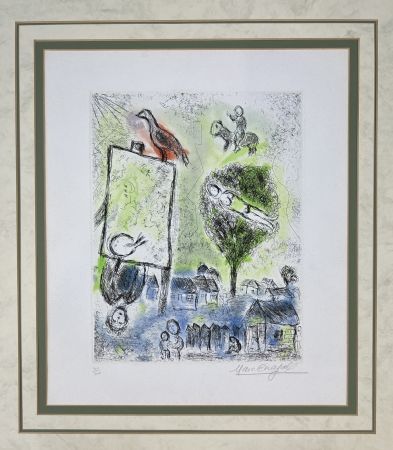 Etching And Aquatint Chagall - Inspiration ( from Songes portfolio )