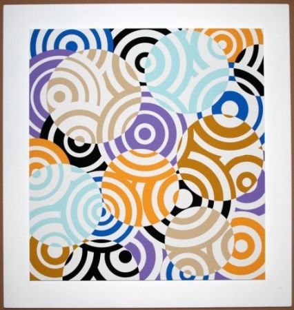 Woodcut Asis - Interferences cercles de couleurs
