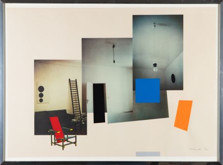 Screenprint Hamilton - Interior with monochromes