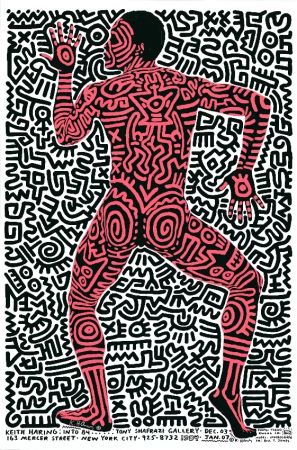 Screenprint Haring - Into 84 (Very Rare Hand-signed)