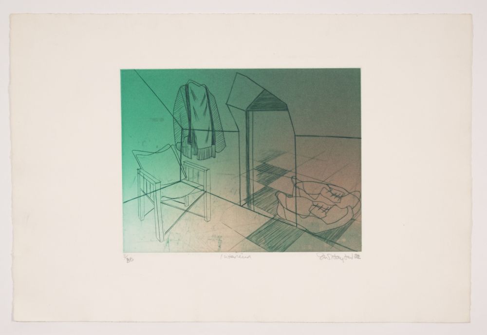 Etching And Aquatint Hayter - INTÉRIEUR, 1952.