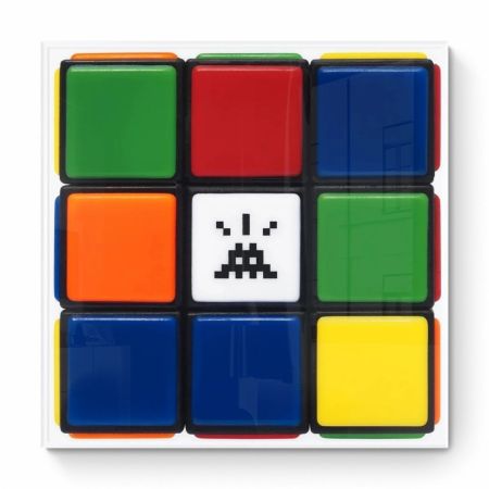 Numeric Print Invader - Invaded Cube