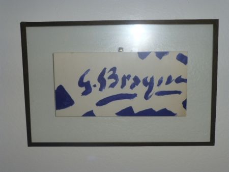 Lithograph Braque - Invitation à la galerie Maeght
