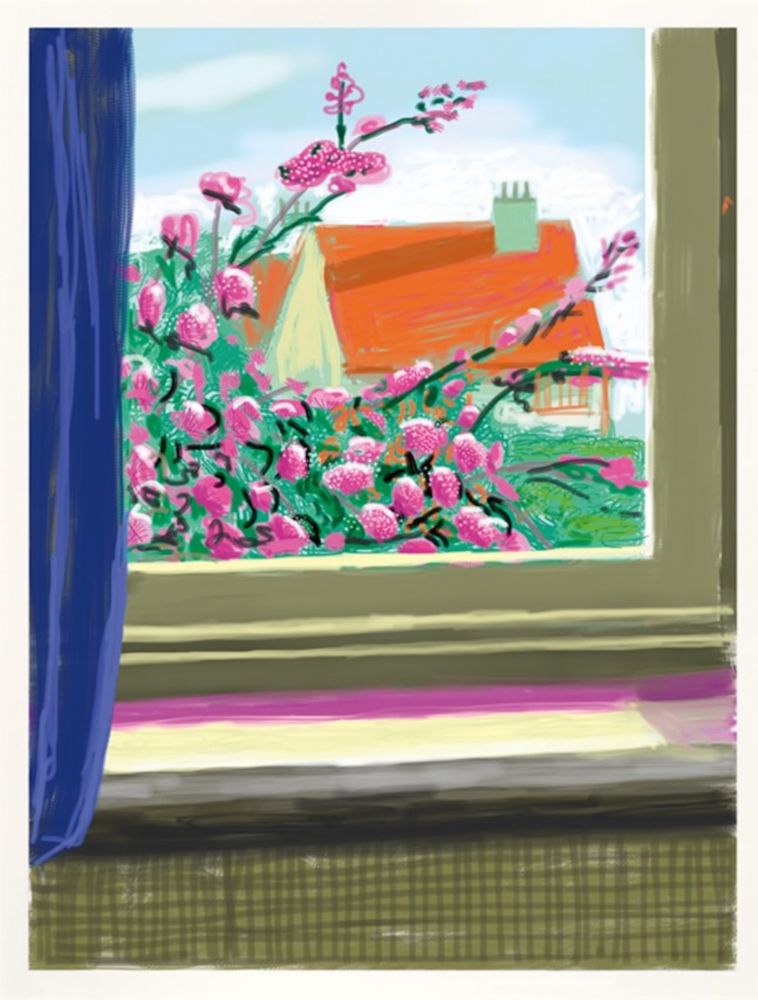 Numeric Print Hockney - IPad drawing  ‘No. 778’, 17th April 2011 | Do remember they can’t cancel the spring